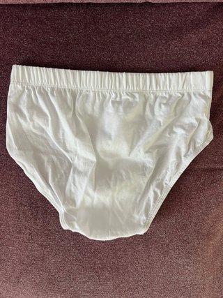 Calzoncillo tipo Slip Abanderado Blanco Talla M