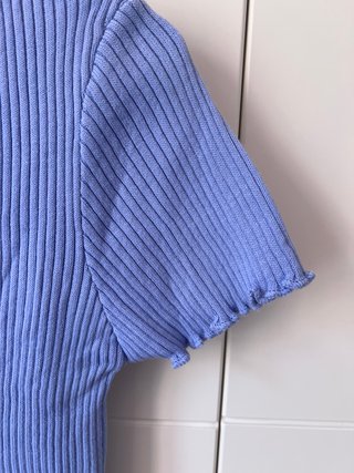 Rebeca canalé azul lavanda Primark Talla M