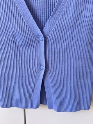 Rebeca canalé azul lavanda Primark Talla M