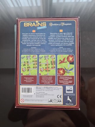 Juego de mesa Brains Family Castillos y Dragones