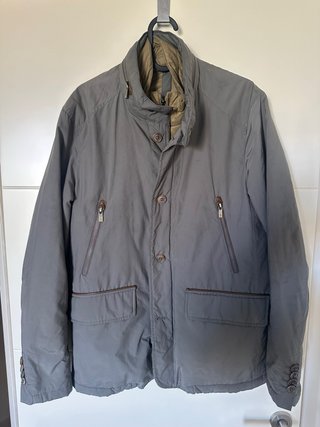 Americana acolchada Massimo Dutti verde oliva