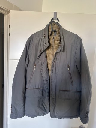 Americana acolchada Massimo Dutti verde oliva