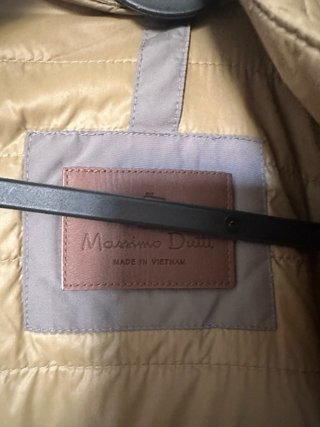 Americana acolchada Massimo Dutti verde oliva