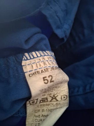 DREAM JEANS Pantalones Talla 52 Azul