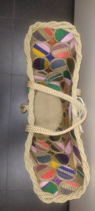 Bolsa de playa Nomadicstate tejida multicolor