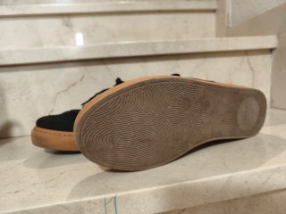 Zapatillas Timpers Talla 43 Negras Suela Marrón
