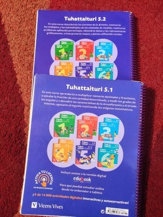 lote completo de Matemáticas Tuhattaituri 5.1 y 5.