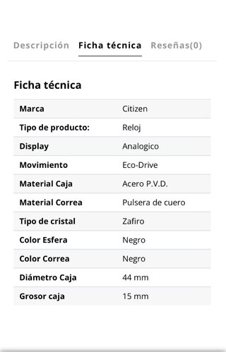 Orologio Citizen Eco-Drive Cronografo JW0125-00E