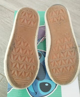 Zapatillas brillantes lona talla 27