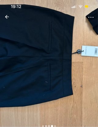Pantalón de traje negro mujer