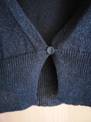 Rebeca torera azul con brillos Easy Wear