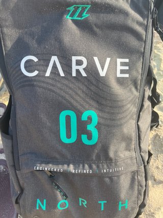 Cometa de Kite 3 metros. North carve