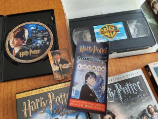 Lote Harry Potter DVDs, VHS  Trivial Pursuit