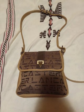 Bolso Lancaster Marrón y Dorado