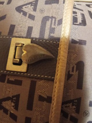 Bolso Lancaster Marrón y Dorado