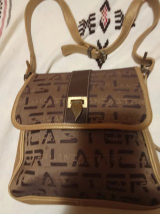 Bolso Lancaster Marrón y Dorado