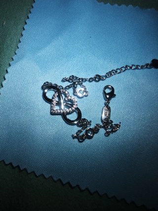 Pulsera Corazón Infinito Plata