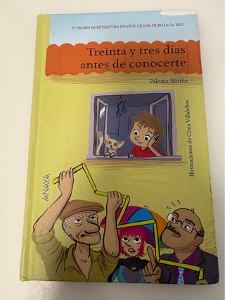 Libro lectura TREINTA Y TRES DIAS ANTES DE CONOCE