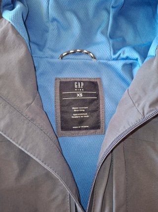 Chaqueta Cortavientos Impermeable Gap Talla XS