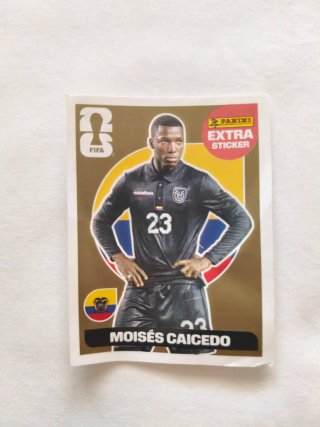 Cromo Fútbol Panini Extra Sticker Caicedo 23