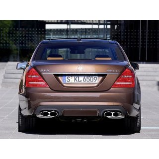 Salidas dobles de escape Mercedes tipo S63