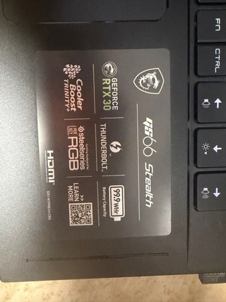 MSI Stealth GS66 I9 con nvidia 3070