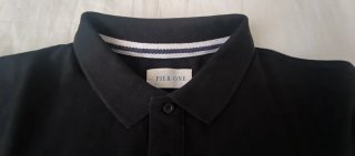 Polo Pier One Negro - Talla M - Algodón