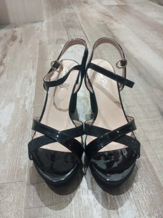 Sandalias de tacón y plataforma