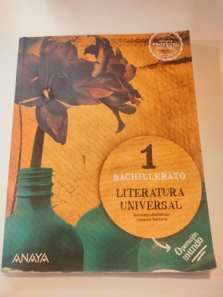 Libro Literatura Universal 1 BAC