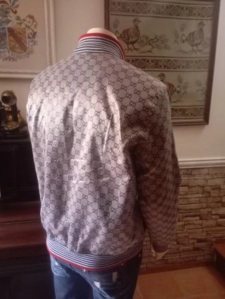 Chaqueta Gucci Raso Beige GG Monogram