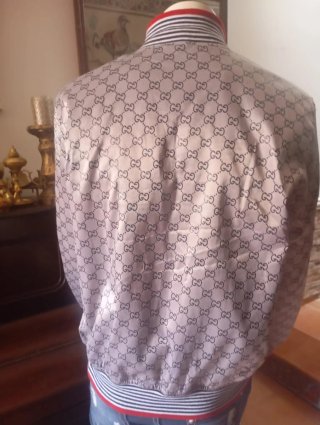Chaqueta Gucci Raso Beige GG Monogram