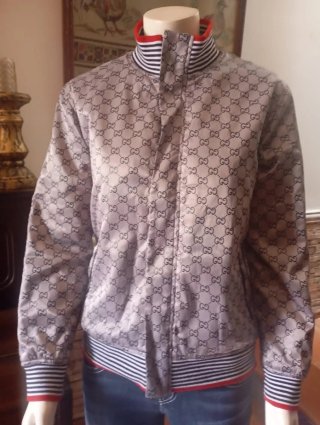 Chaqueta Gucci Raso Beige GG Monogram