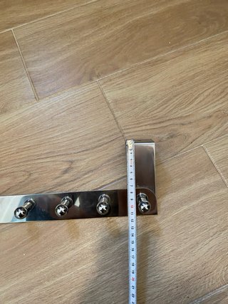 Perchero de puerta Ikea metal plateado