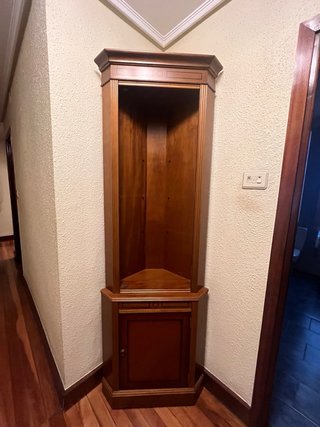 Vitrina Rinconera Madera Maciza