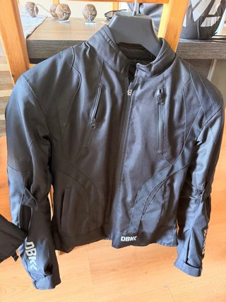 Chaqueta moto DBK negra S