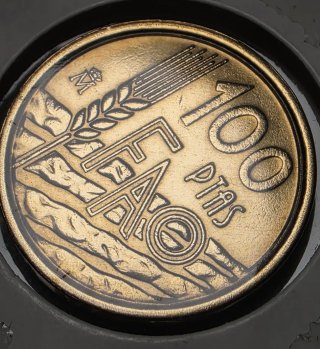 Moneda 100 Pesetas 1995 Juan Carlos I FDC