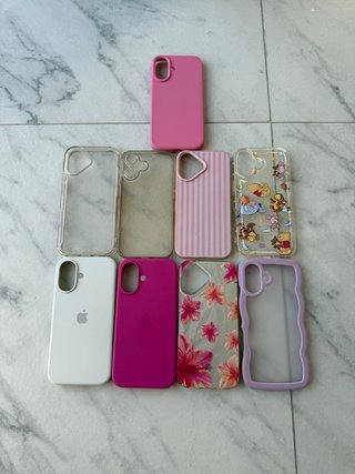 Lote 8 Fundas iPhone Variadas