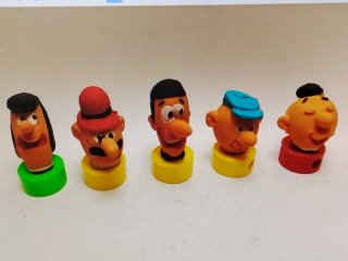 Set di smussatori da collezione con personaggi dei cartoni animati
