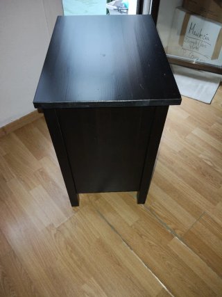 Cómoda IKEA HEMNES 2 cajones negra