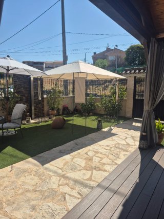 Pérgola de tela y metal 3 metros