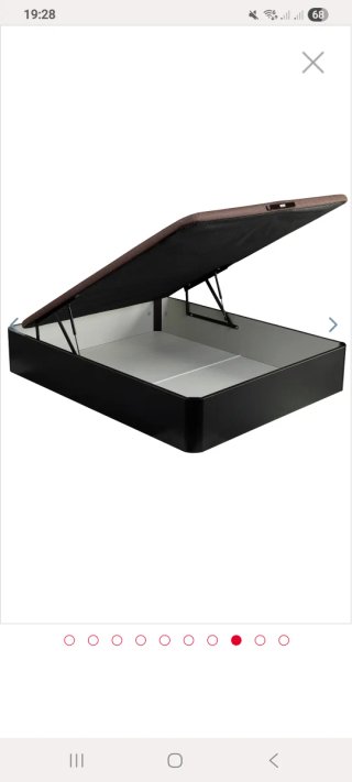 Canapé abatible 150x190 wengué