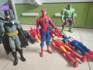 Figuras de Superhéroes Marvel y DC