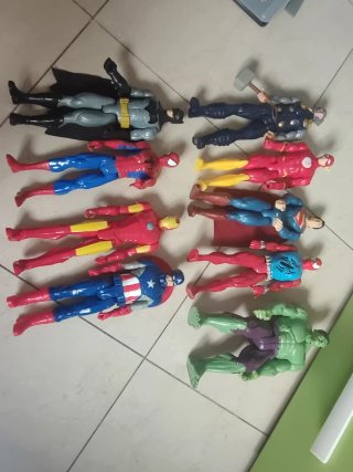 Figuras de Superhéroes Marvel y DC