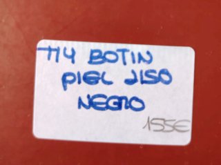 Botines piel negros Albano. Tacón 5 centímetros.