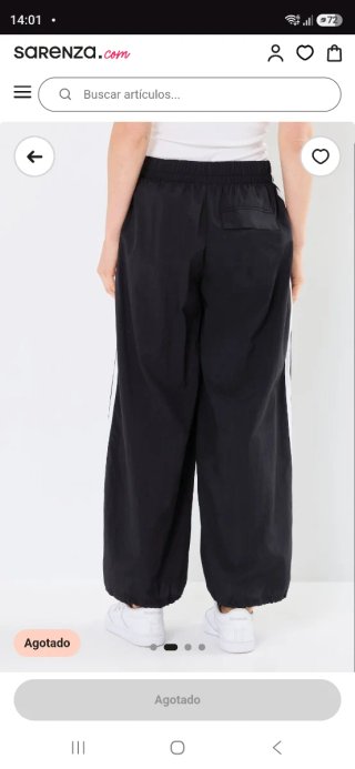 Pantalón Adidas Ancho XL Negro a estrenar