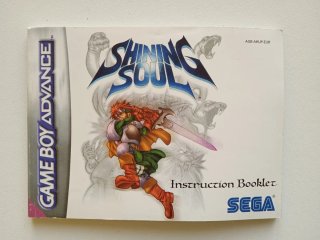 Manual Shining Soul GBA Sega