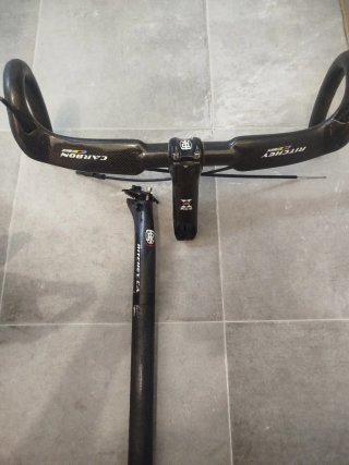 Manillar y tija carbono Ritchey