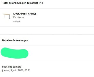 IKEA LAGKAPTEN - 1 MES DE USO -URGE POR MUDANZA