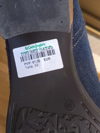 Botines Antea Mujer Azul Talla 39