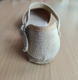 Zapatillas esparto niña beige talla 34